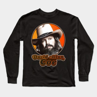 Retro David Allan Coe Tribute Long Sleeve T-Shirt